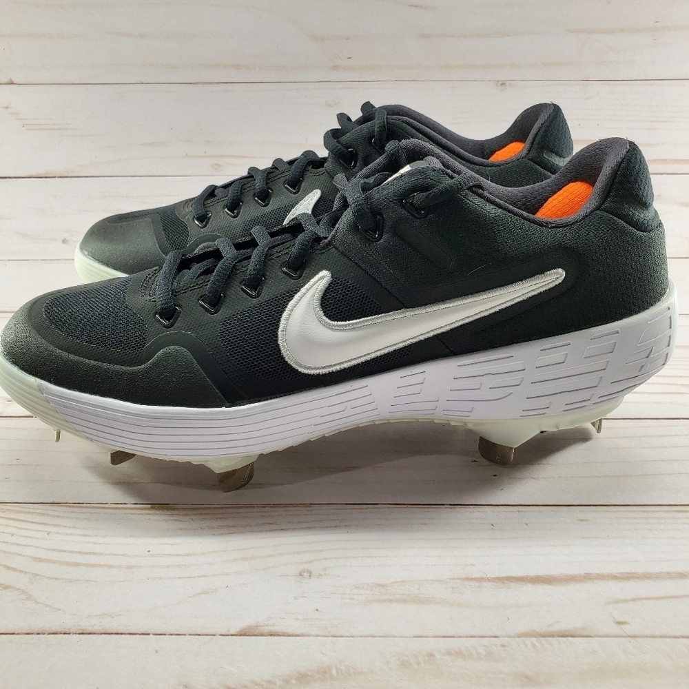 Nike Cleats Mens 7.5 Black Huarache Baseball Alpha Elite‎ 2 Metal AJ6873-001